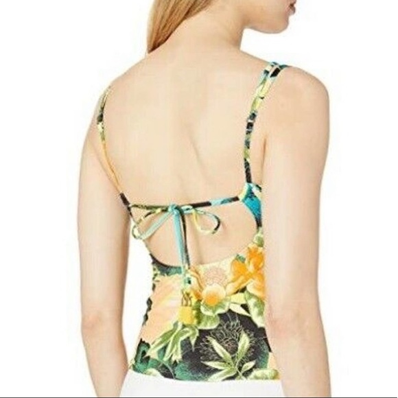 Lucky Brand Sunflower Slimming Tankini - Picture 3 of 12